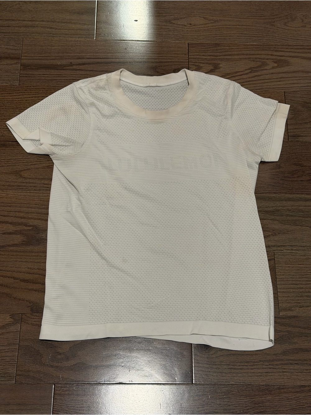 lululemon athletica White Short Sleeve Performance Tee